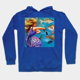 mermaids and fishes Hoodie